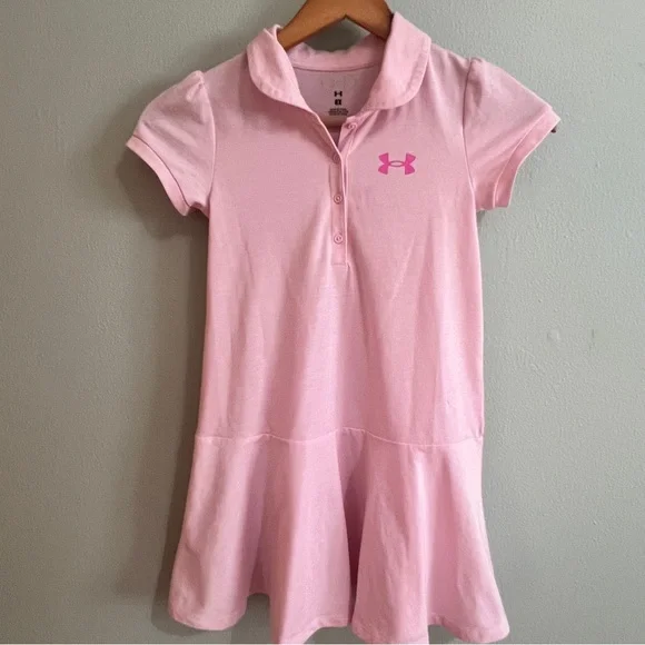 Under Armour | Dresses | Under Armour Girls Light Pink Polo Golf Dress |  Poshmark